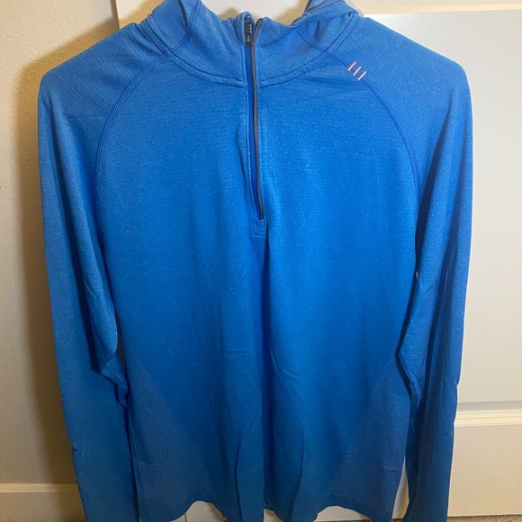 Men's lululemon quarter zip pullover blue - Picture 1 of 7